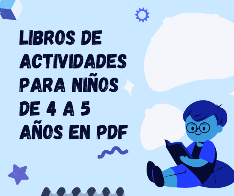 Libro de actividades para niños de 4 a 5 años PDF - 📒 Material ...